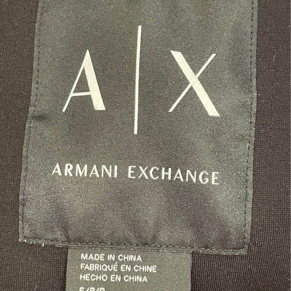 ARMANI EXCHANGE A|E Black Long Sleeve Blazer Jacket Size: Small - Picture 6 of 7